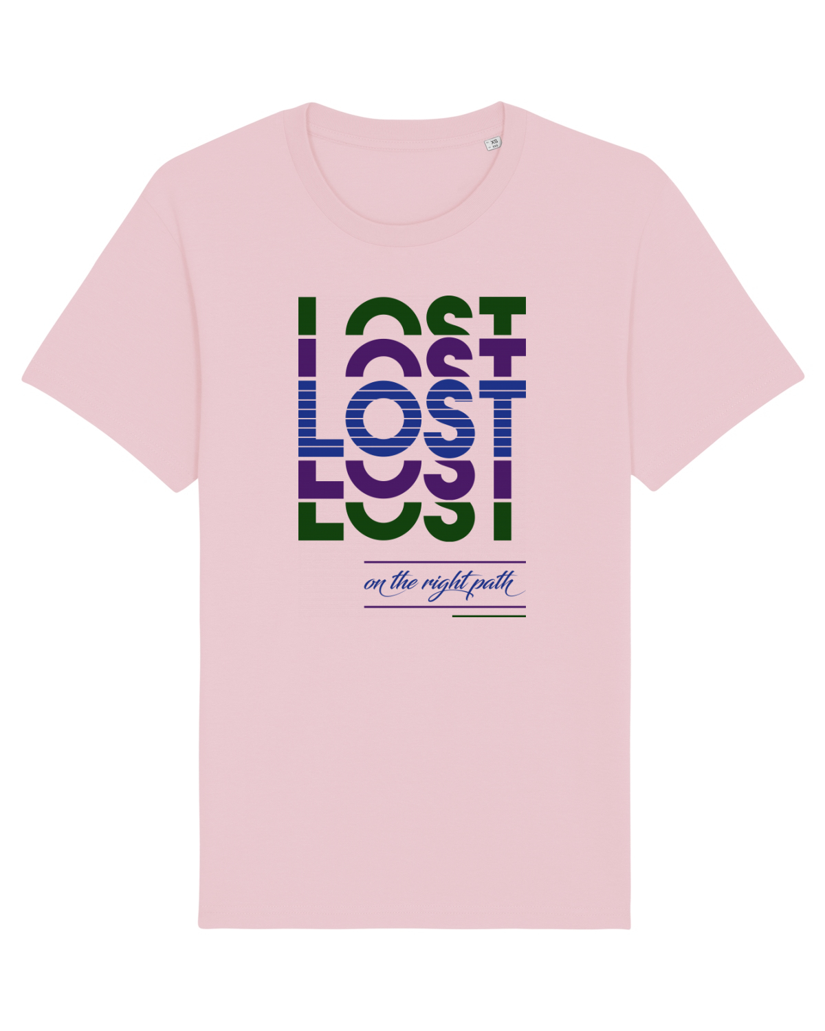 Tricou mânecă scurtă Unisex Rocker Cotton Pink