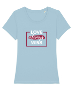 Love always wins Tricou mânecă scurtă guler larg fitted Damă Expresser