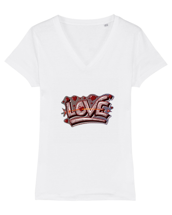 Graffiti love White