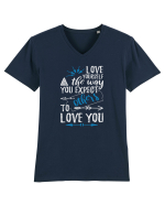 Love yourself  Tricou mânecă scurtă guler V Bărbat Presenter