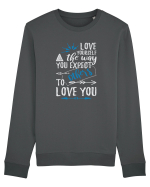 Love yourself  Bluză mânecă lungă Unisex Rise