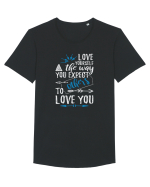Love yourself  Tricou mânecă scurtă guler larg Bărbat Skater