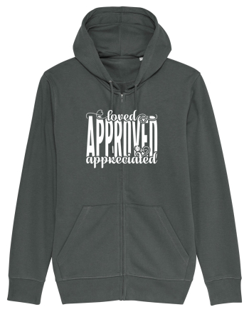 Loved, approved, appreciated -alb Anthracite