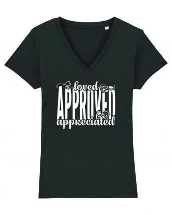 Loved, approved, appreciated -alb Black