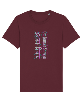 Om Namah Shivaya Burgundy