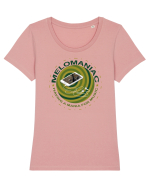 Melomaniac Tricou mânecă scurtă guler larg fitted Damă Expresser
