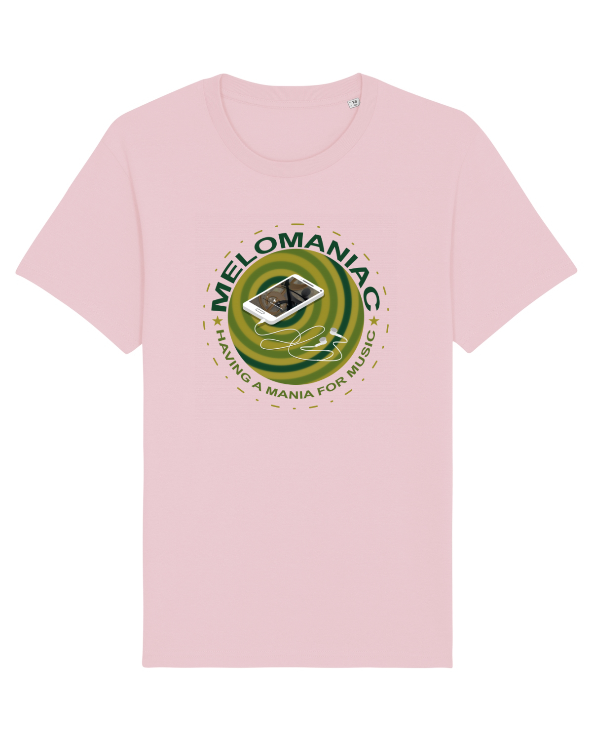 Tricou mânecă scurtă Unisex Rocker Cotton Pink