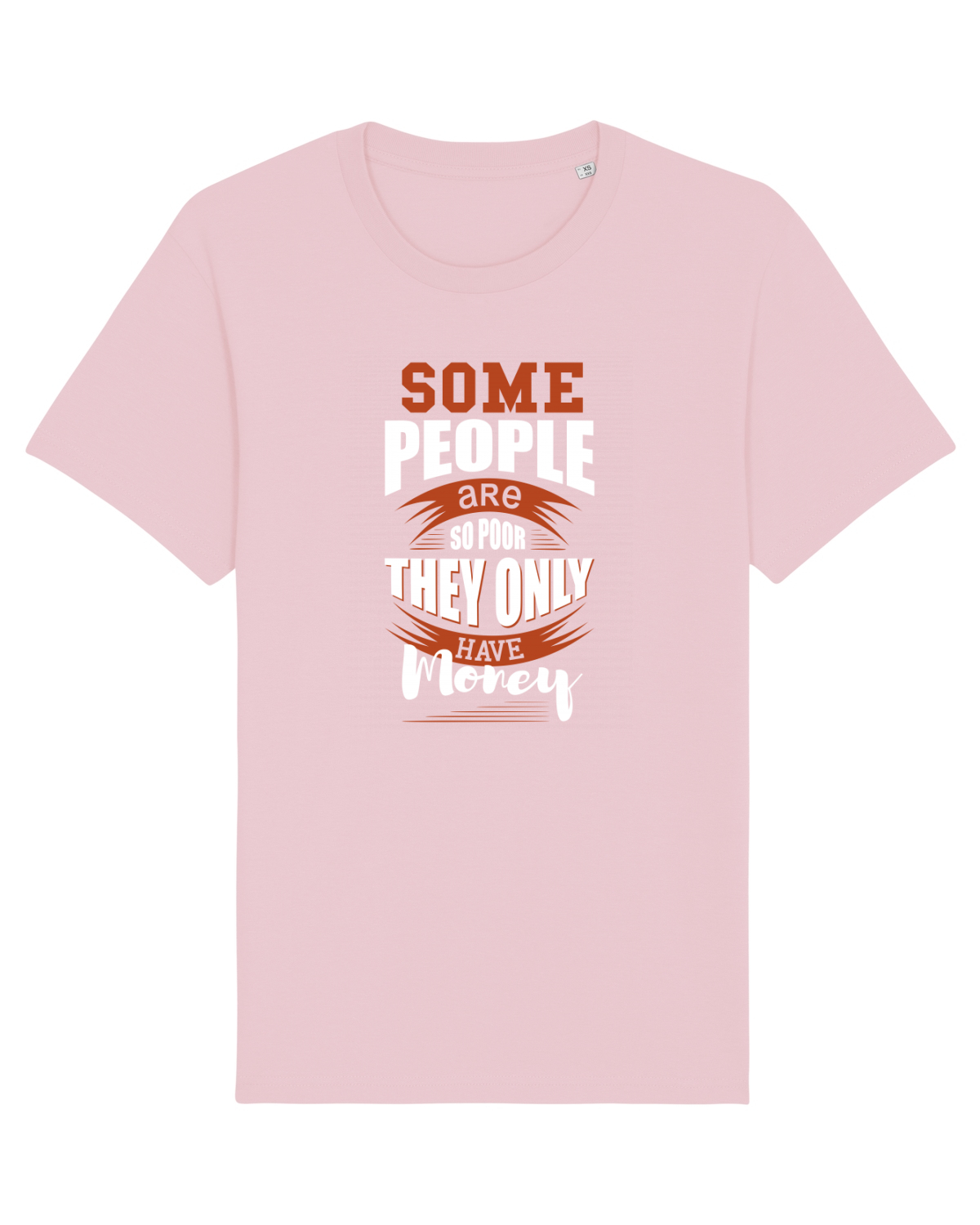 Tricou mânecă scurtă Unisex Rocker Cotton Pink