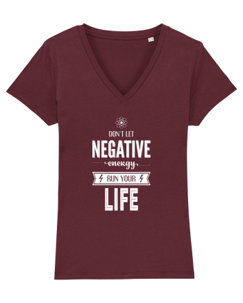 Negative energy Burgundy