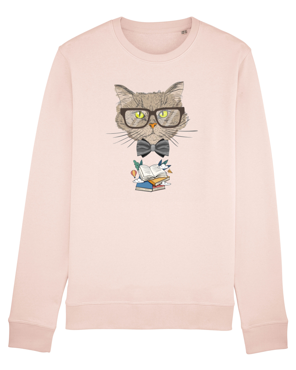 Bluză mânecă lungă Unisex Rise Candy Pink