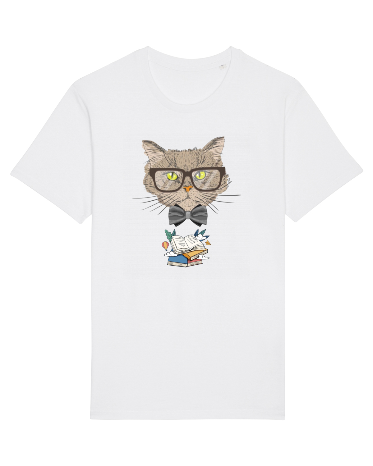 Tricou mânecă scurtă Unisex Rocker White