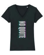 No quote Tricou mânecă scurtă guler V Damă Evoker