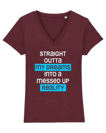 Messed up reality Burgundy