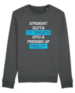 Messed up reality Bluză mânecă lungă Unisex Rise