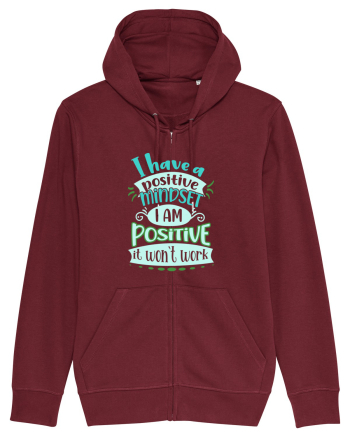 Positive mindset Burgundy