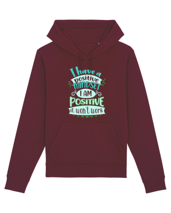 Positive mindset Burgundy