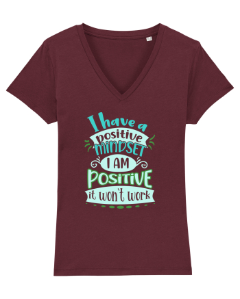 Positive mindset Burgundy