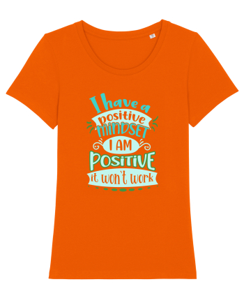 Positive mindset Bright Orange