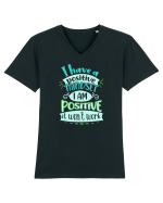 Positive mindset Tricou mânecă scurtă guler V Bărbat Presenter