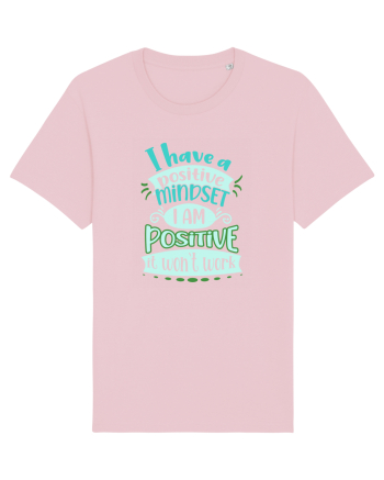 Positive mindset Cotton Pink