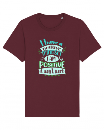 Positive mindset Burgundy