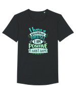 Positive mindset Tricou mânecă scurtă guler larg Bărbat Skater