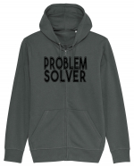 Problem solver - black Hanorac cu fermoar Unisex Connector