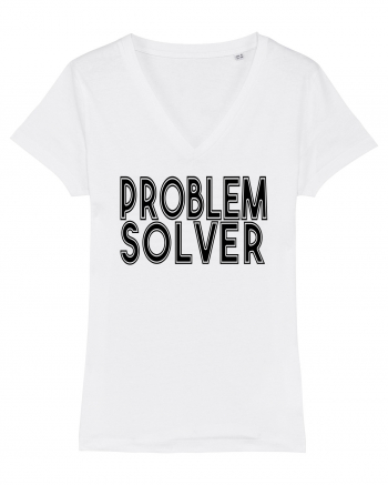 Problem solver - black White