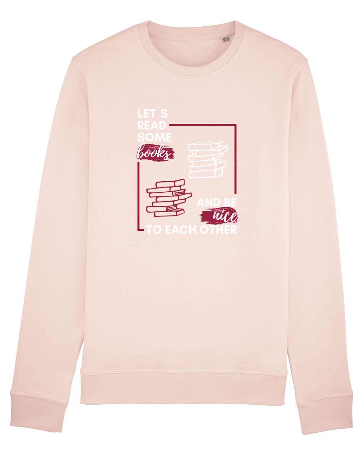 Bluză mânecă lungă Unisex Rise Candy Pink