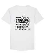 Sarcasm Tricou mânecă scurtă guler larg Bărbat Skater