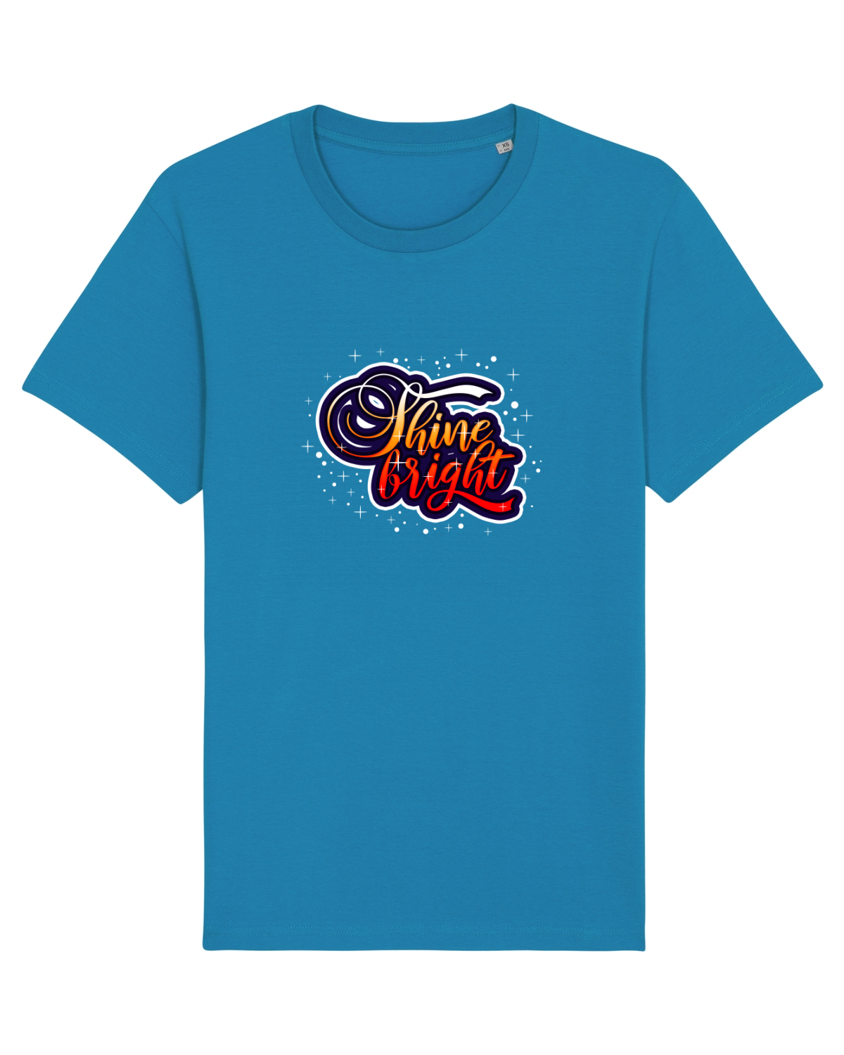 Tricou mânecă scurtă Unisex Rocker Azur