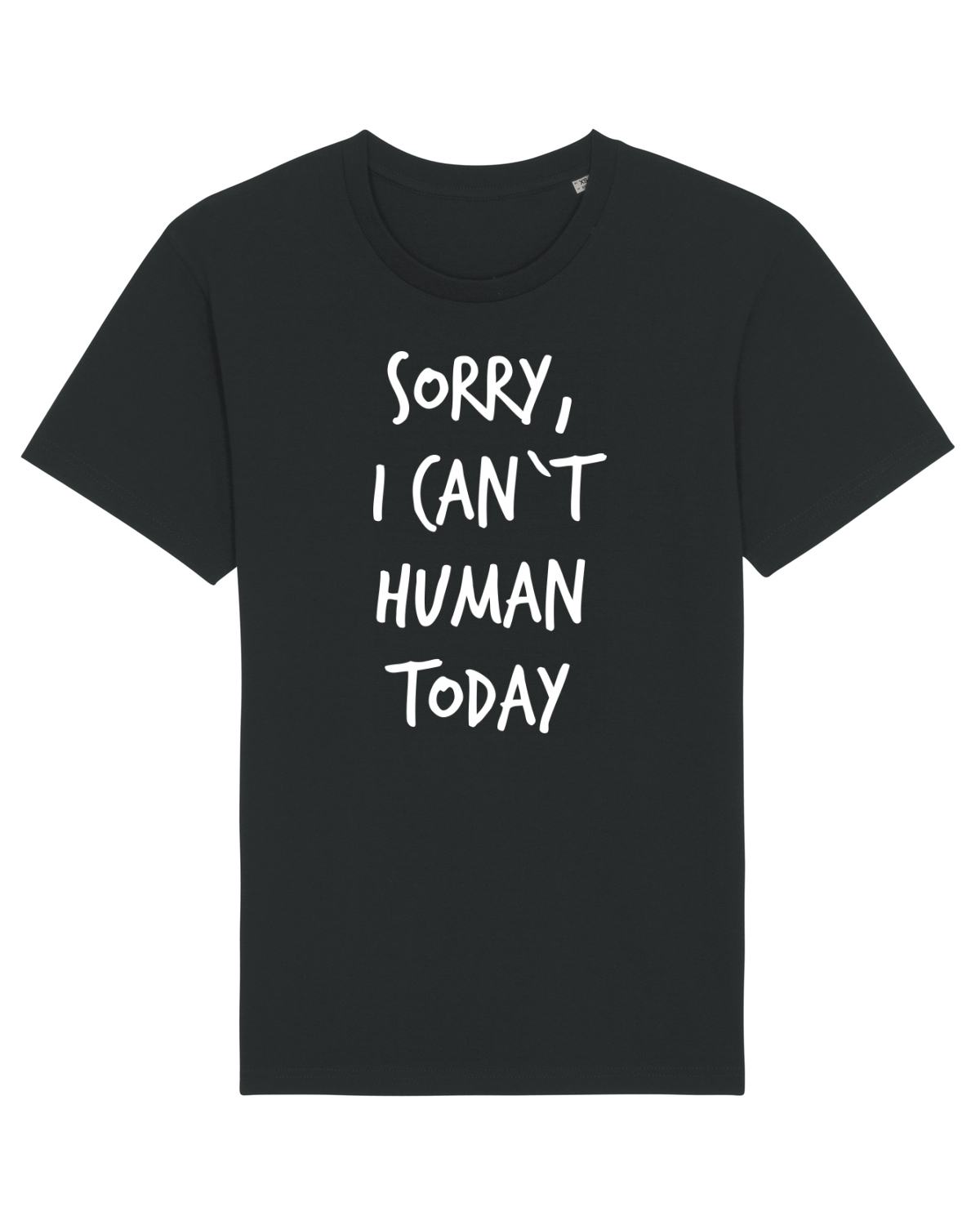 Tricou mânecă scurtă Unisex Rocker Black