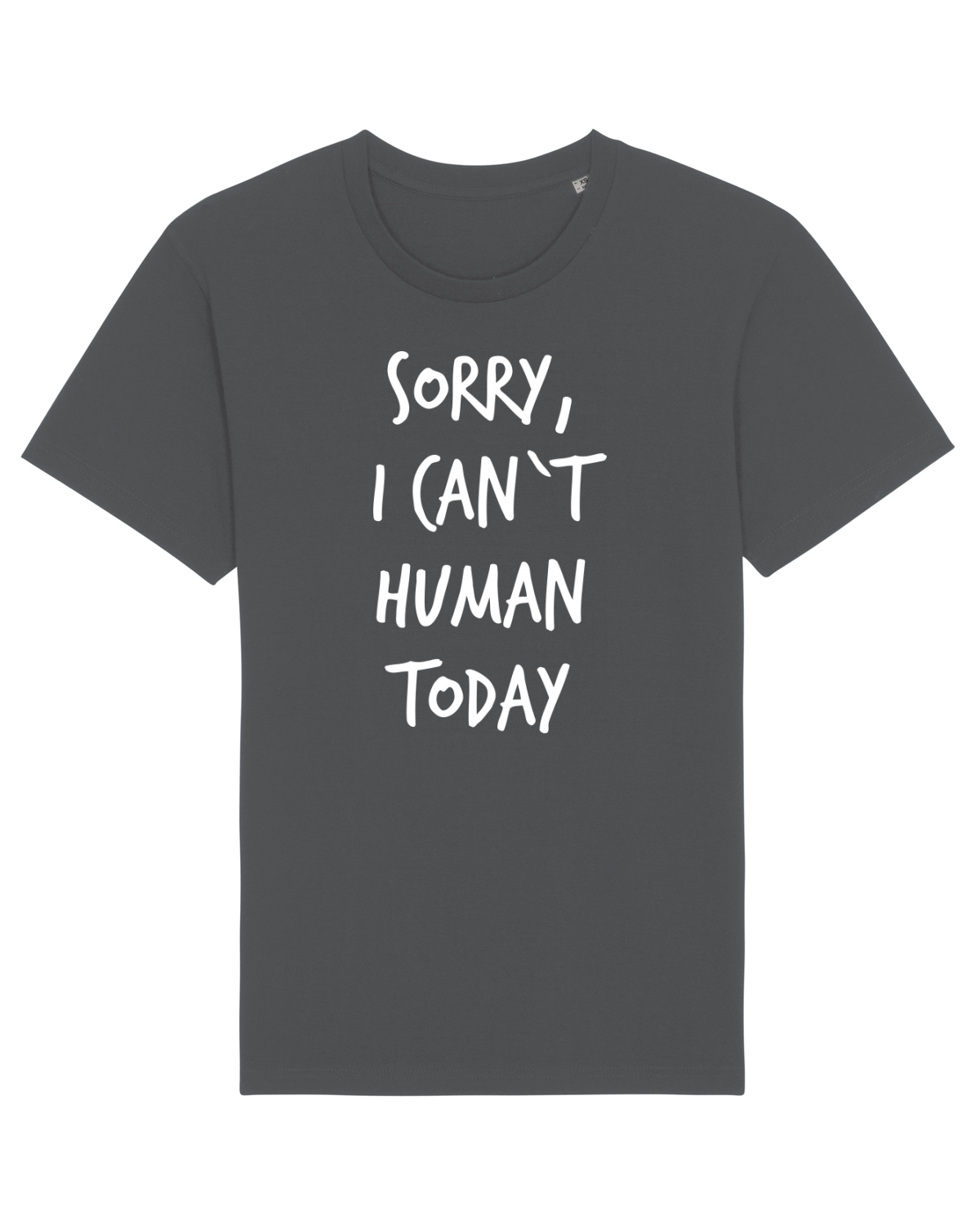 Tricou mânecă scurtă Unisex Rocker Anthracite