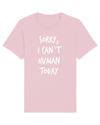 Can`t human - alb Cotton Pink