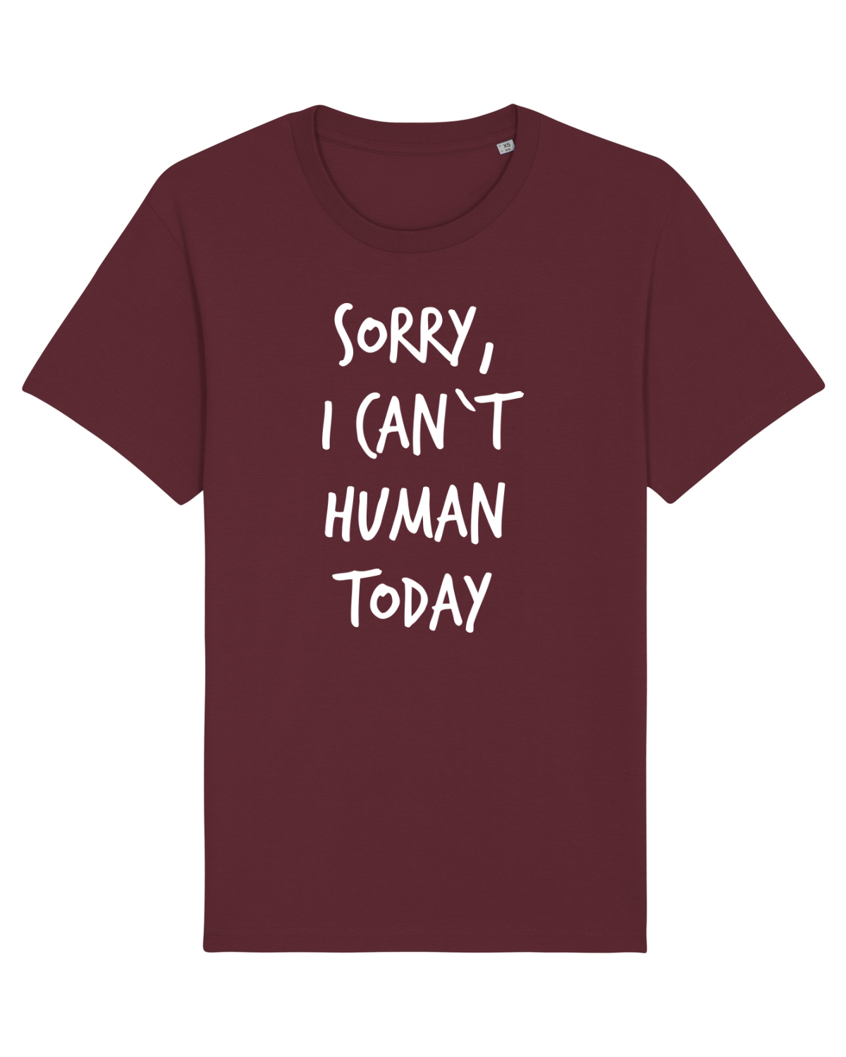 Tricou mânecă scurtă Unisex Rocker Burgundy