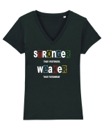 Stronger Tricou mânecă scurtă guler V Damă Evoker