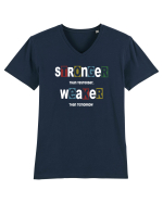 Stronger Tricou mânecă scurtă guler V Bărbat Presenter