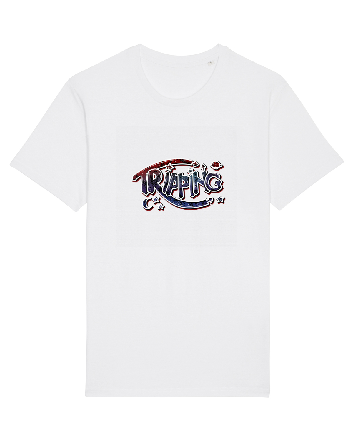 Tricou mânecă scurtă Unisex Rocker White