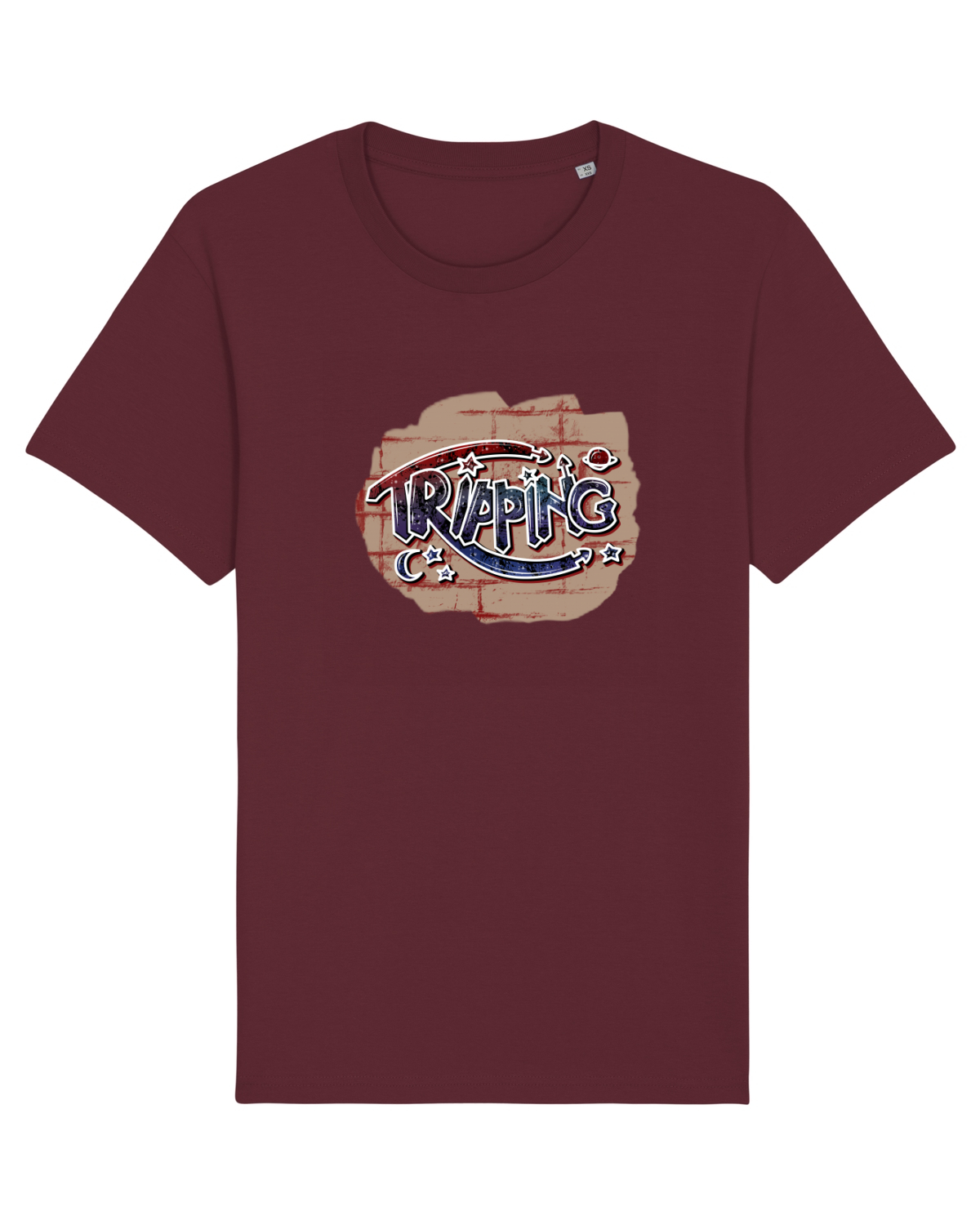 Tricou mânecă scurtă Unisex Rocker Burgundy