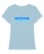 Wisdom Tricou mânecă scurtă guler larg fitted Damă Expresser