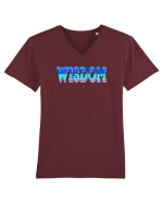 Wisdom Tricou mânecă scurtă guler V Bărbat Presenter