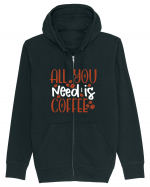 All You Need Is Coffee Hanorac cu fermoar Unisex Connector