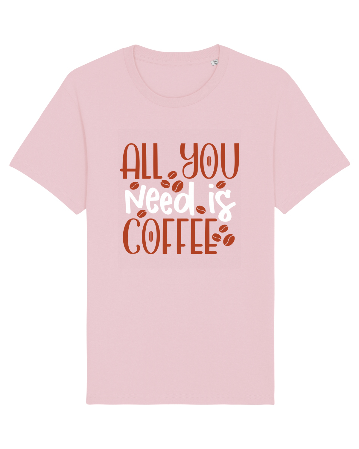 Tricou mânecă scurtă Unisex Rocker Cotton Pink