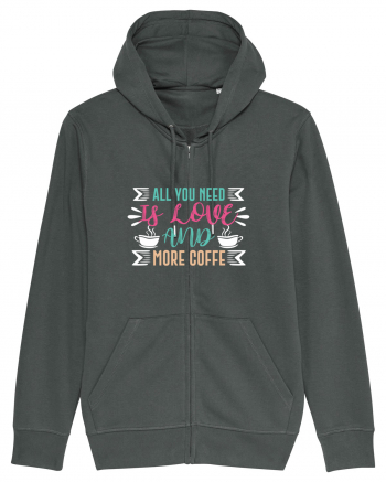 All You Need Is Love And More Coffee Anthracite
