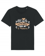 Black Coffee Always Gives Me A Passion Tricou mânecă scurtă Unisex Rocker