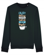 Blessing With A Coffee Bluză mânecă lungă Unisex Rise