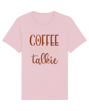 Coffee Before Talkie Cotton Pink