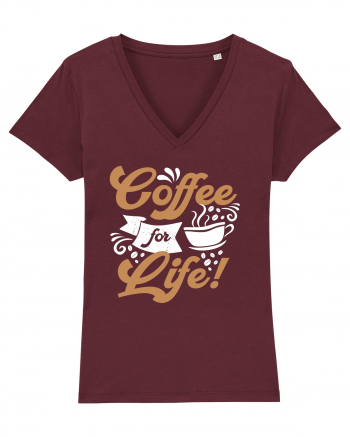 Coffee For Life Burgundy