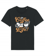 Coffee For Life Tricou mânecă scurtă Unisex Rocker