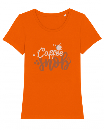 Coffee Snob Bright Orange